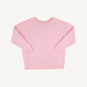 Ladies' Cassidy Comfy Crewneck - Sandpearl Pink - Quilted