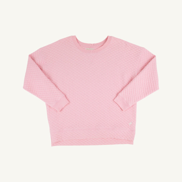 Ladies' Cassidy Comfy Crewneck - Sandpearl Pink - Quilted