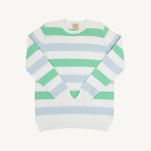 Load image into Gallery viewer, Women&#39;s Cissy Sweater - Buckhead Blue, Worth Ave White, Grace Bay Green Stripe
