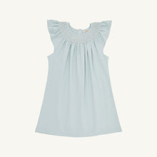 Load image into Gallery viewer, Sandy Smocked Dress - Old Greenwich Green w/ Pearl &amp; Khaki - Angel Sleeve
