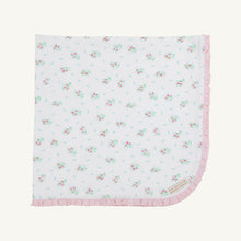 Load image into Gallery viewer, Baby Buggy Blanket - Lancaster Gate Garden w/ Palm Beach Pink (Copy)
