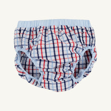 Load image into Gallery viewer, Beach Bum Cover - Pierce Mill Plaid Seersucker
