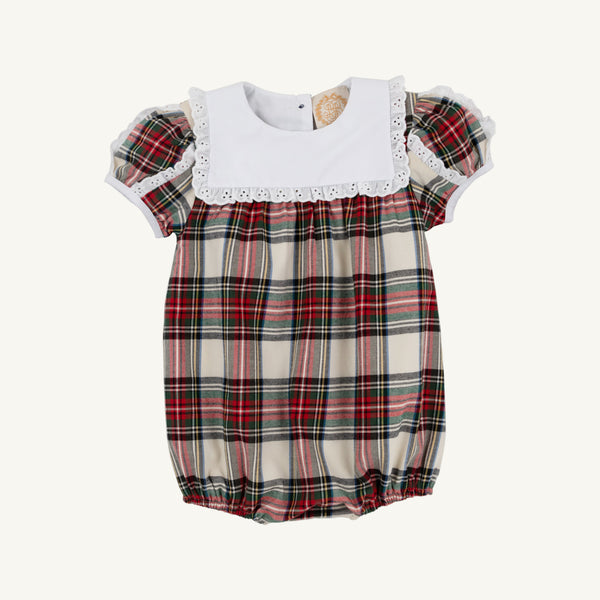 Bea Louise Bubble - Charlie Place Plaid w/ Worth Ave White