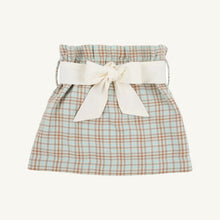 Load image into Gallery viewer, Beasley Bow Skirt - Henry Clay Houndstooth (Edisto Egg Blue)

