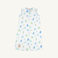 Load image into Gallery viewer, Beddie Bye Sleep Sack - Cuddle Up Cutie w/ Buckhead Blue - Pima
