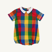 Load image into Gallery viewer, Biltmore Bubble - Ashland Park Plaid w/ White - Short Sleeve - Woven
