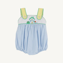 Load image into Gallery viewer, Bingham Bubble - Worth Ave White w/ Buckhead Blue &amp; Grace Bay Green - House Appliqué
