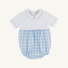 Load image into Gallery viewer, Bradford Bubble - Worth Ave White w/ Barrington Blue Check
