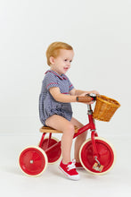 Load image into Gallery viewer, Bradford Bubble - Navy Grove Gingham w/ Richmond Red
