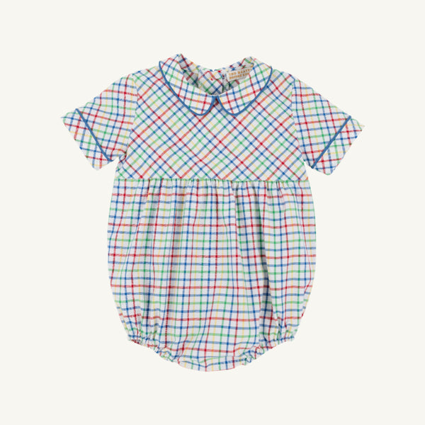 Bradford Bubble - Kindness Wins Windowpane w/ Wood Boat Blue