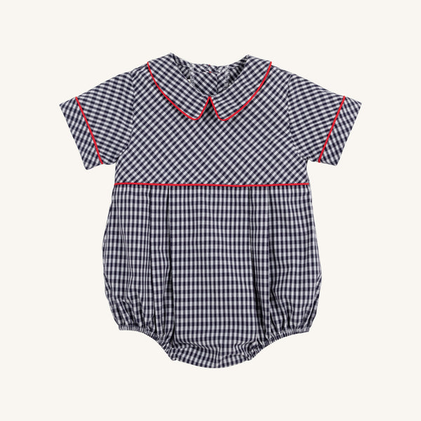 Bradford Bubble - Navy Grove Gingham w/ Richmond Red