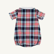Load image into Gallery viewer, Brock Bubble - Covington Cottage Plaid w/ White - Flannel
