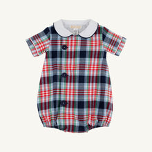 Load image into Gallery viewer, Brock Bubble - Covington Cottage Plaid w/ White - Flannel
