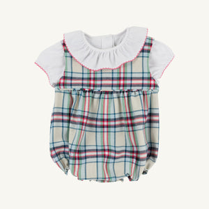 Brooksy Bubble Set - Ardmore Pier Plaid w/ Worth Ave White and Richmond Red