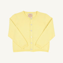 Load image into Gallery viewer, Cambridge Cardigan - Lake Worth Yellow - Flower Buttons
