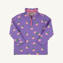 Load image into Gallery viewer, Canter Collar Half-Zip - Sanibel Strawberry w/ Hamptons Hot Pink - Palisades Purple
