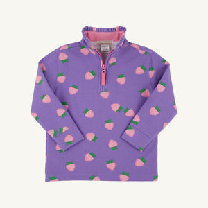 Canter Collar Half-Zip - Sanibel Strawberry w/ Hamptons Hot Pink - Palisades Purple