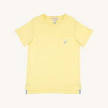 Load image into Gallery viewer, Carter Crewneck - Lake Worth Yellow w/ Sarasota Sky Stork
