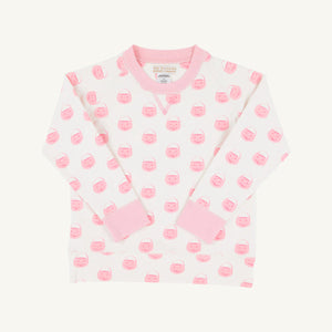 Cassidy Crewneck - Vintage-Prep Pumpkin Pails - Sandpearl Pink