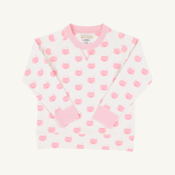 Cassidy Crewneck - Vintage-Prep Pumpkin Pails - Sandpearl Pink
