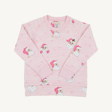 Load image into Gallery viewer, Cassidy Crewneck - Dear Santa (Palm Beach Pink Stripe)
