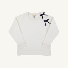 Load image into Gallery viewer, Cassidy Comfy Crewneck - Palmetto Pearl w/ Bows - Quilted
