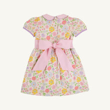 Load image into Gallery viewer, Cindy Lou Sash Dress - Boca Grande Begonia w/ Hamptons Hot Pink
