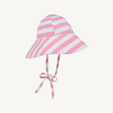 Load image into Gallery viewer, Cissy Sunhat - Hamptons Hot Pink Caicos Cabana Stripe - Swim

