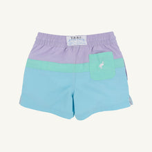 Load image into Gallery viewer, Country Club Colorblock Trunk - Lauderdale Lavender, Turks Teal, Belhaven Blue
