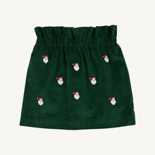 Load image into Gallery viewer, Critter Beasley Bag Skirt - Grier Green w/ Santa Embroidery - Corduroy
