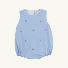 Load image into Gallery viewer, Critter Benjamin Bubble - Beale Street Blue w/ Sailboat Embroidery
