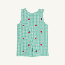 Load image into Gallery viewer, Jack Keene Jon Jon - Gibson Island Green Mini Gingham w/ Apples - Broadcloth
