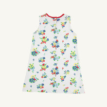 Load image into Gallery viewer, Daisy Dress - Biltmore Blooms w/ Richmond Red
