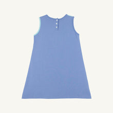 Load image into Gallery viewer, Daisy Dress - Belhaven Blue w/ Barbados Blue
