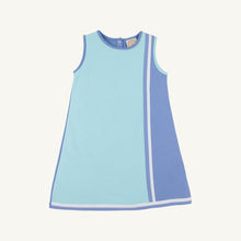 Load image into Gallery viewer, Daisy Dress - Belhaven Blue w/ Barbados Blue
