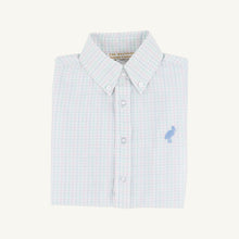Load image into Gallery viewer, Dean&#39;s List Dress Shirt - Whitby Windowpane w/ Sarasota Sky
