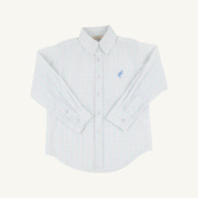 Load image into Gallery viewer, Dean&#39;s List Dress Shirt - Whitby Windowpane w/ Sarasota Sky
