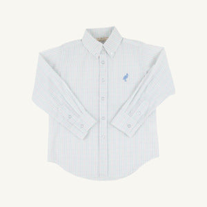 Dean's List Dress Shirt - Whitby Windowpane w/ Sarasota Sky