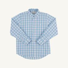 Load image into Gallery viewer, Dean's List Dress Shirt - Barrington Blue Check
