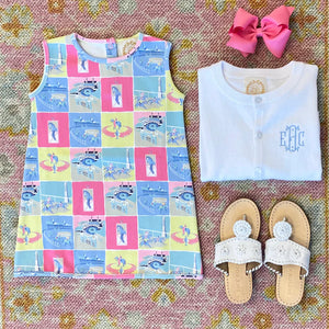 Annie Apron Dress - Photo Finish - Knit - Derby
