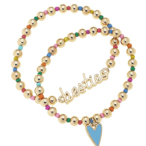 Bracelet Set - Besties Rainbow - Set of 2