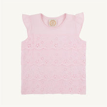 Load image into Gallery viewer, Ellie's Eyelet Top - Palm Beach Pink - Knit
