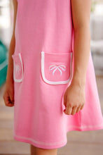 Load image into Gallery viewer, Lizzie's Luxe Leisure Dress - Romany Rose w/ Palm Beach Pink
