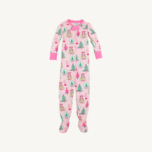 Load image into Gallery viewer, Fallon Footie Pajamas - Christmas Coloring Contest (Pink)
