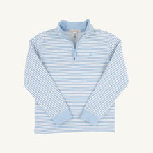 Load image into Gallery viewer, Hayword Half-Zip - Beale St Blue Stripe
