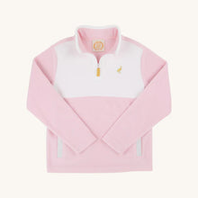 Load image into Gallery viewer, Hayword Half-Zip - Palm Beach Pink w/ Worth Ave White - Fleece
