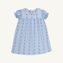Load image into Gallery viewer, Holly Day Dress - First Day Flowers - Pima

