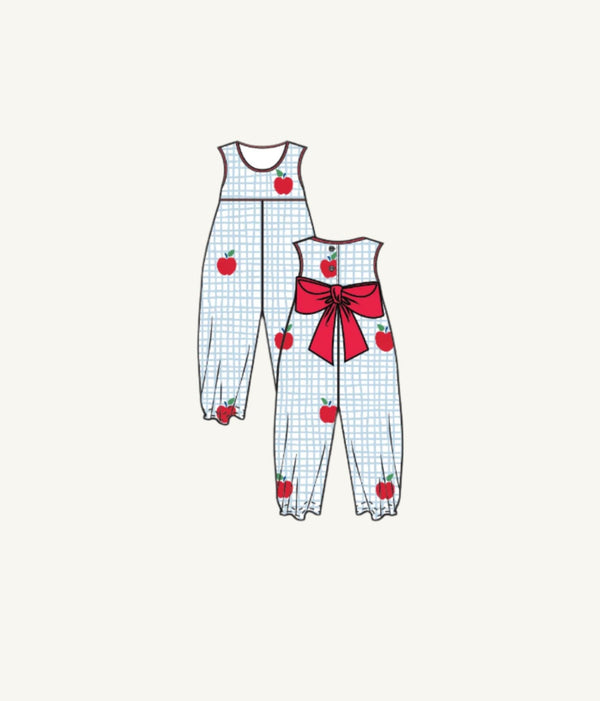 Dolly's Sleeveless Rebecca Romper - Apple of My Eye