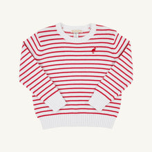 Load image into Gallery viewer, Isaac's Sweater - Richmond Red Stripe
