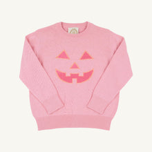 Load image into Gallery viewer, Isabelle&#39;s Intarsia Sweater - Sandpearl Pink w/ Pumpkin Face
